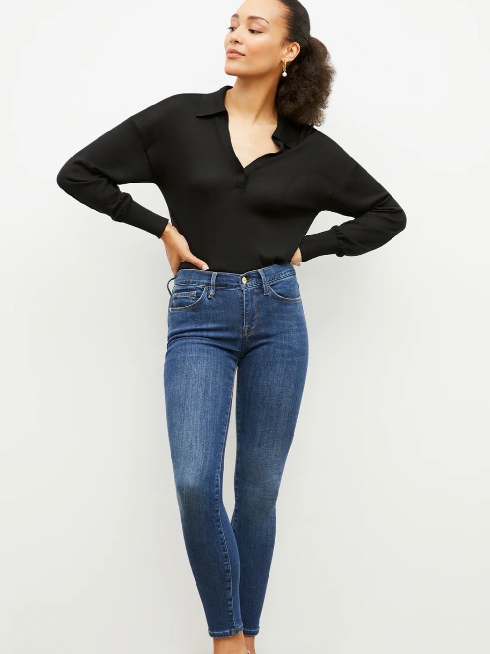 FRAME le Skinny de Jeanne size 28